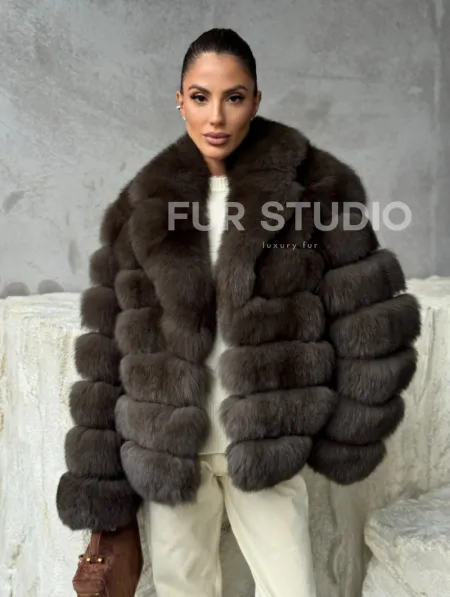 Шуба под соболя - короткая - фото 7