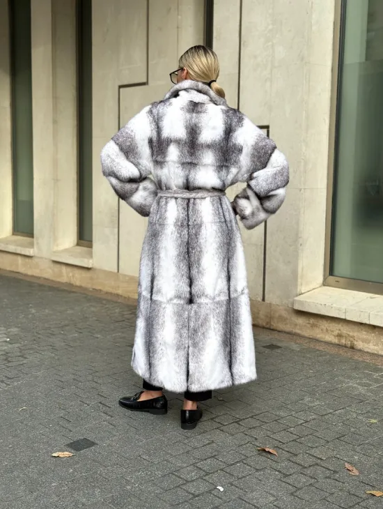 Норковая шуба - крестовка - фото 11