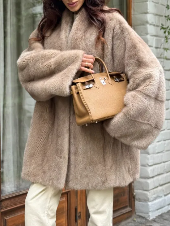 Полушубок из норки - фото 3