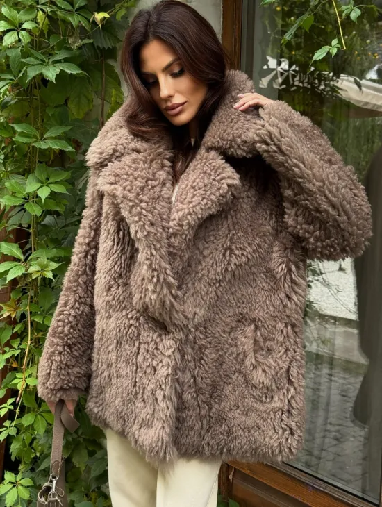 Шуба - дубленка двухсторонняя - фото 4