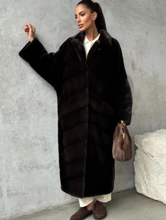 Натуральная норковая шуба - фото 7