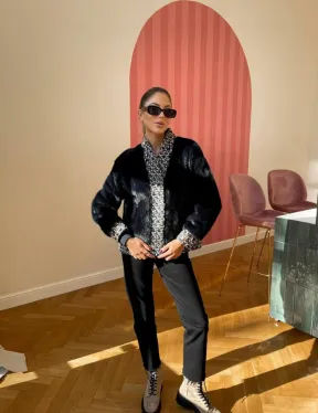 Куртка - жакет из меха норки - фото 5