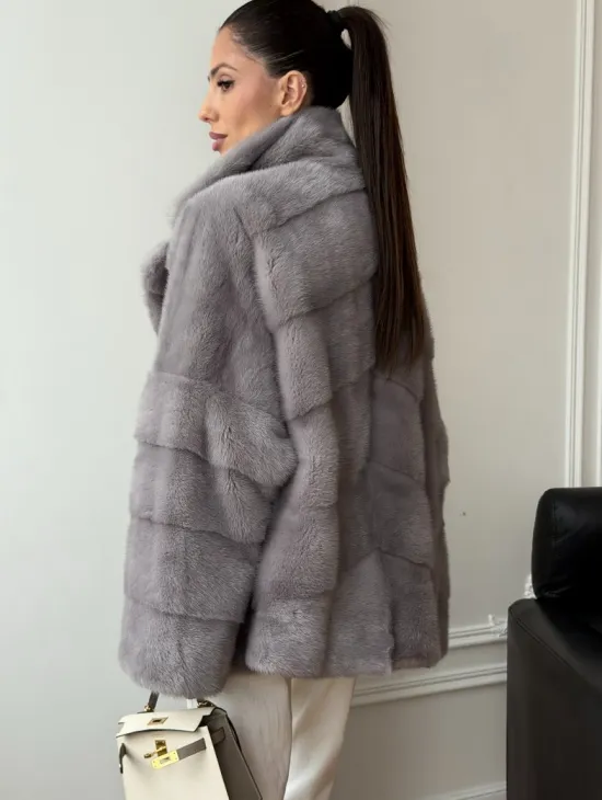 Полушубок норковый - фото 5