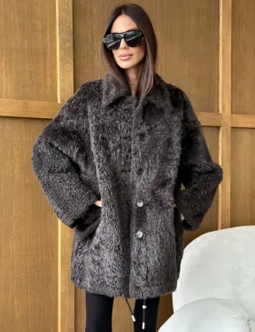 Шуба из овчины - натуральная - фото 0