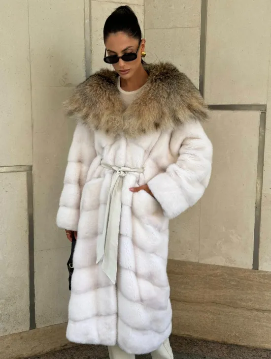 Норка кимоно с капюшоном рысь - фото 7